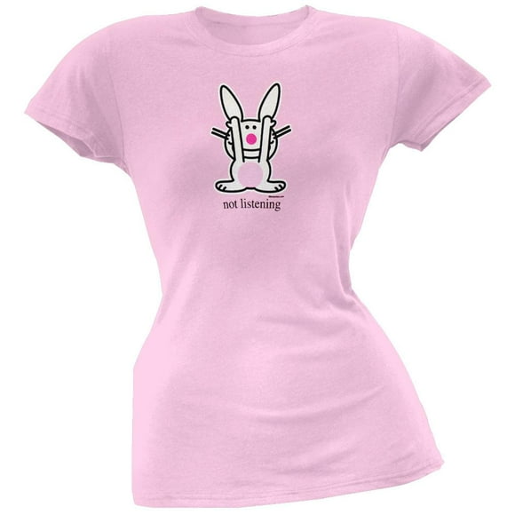 Happy Bunny - T-Shirt Juniors Non-Écoute