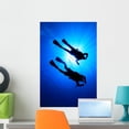 thumbnail image 1 of Scuba Diving Wall Mural by Wallmonkeys Peel and Stick Graphic (24 in H x 16 in W) WM125292, 1 of 4