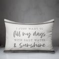 thumbnail image 3 of Creative Products Salt Water And Sunshine 14x20 Spun Poly Pillow, 3 of 3