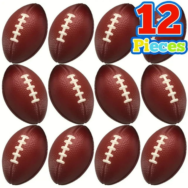 Fiudx Mini Pelotas de Fútbol de Espuma, Paquete de 12, Pelotas Antiestrés, Juguetes Deportivos Suaves para Actividades Divertidas, Ideales para Decorar Fiestas, para Uso En Interiores y Exteriores, I