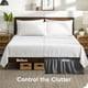 thumbnail image 4 of Faldón de Cama Ajustable Bare Home con Caída de 15 Pulgadas Tamaño Queen Gris, 4 of 6