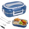 thumbnail image 1 of Hongkaii Electric Lunch Box, Portable Heating Lunch Box for Work with Power Cord,Self Heating Warmer Container,304 Food Grade Stainless Steel Container XY71-7257, 1 of 5