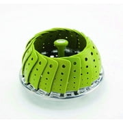 Joie Collapsible Vegetable Steamer Basket, Silicone Coated Stainless Steel