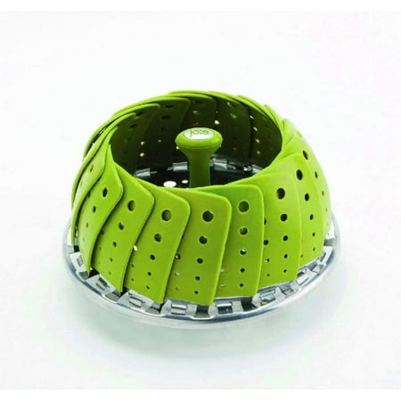 Joie Collapsible Vegetable Steamer Basket, Silicone Coated Stainless Steel