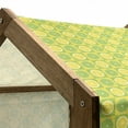 thumbnail image 5 of Lime Green Pet House, Lemon and Lime in Pop Art Inspired Pastel Toned Squares Graphic, Outdoor & Indoor Portable Dog Kennel with Pillow and Cover, 5 Sizes, Yellow Lime Green, by Ambesonne, 5 of 5