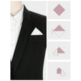 thumbnail image 3 of INSPIRE CHIC Men's Pocket Square Cotton Handkerchiefs for Suits Jacket Green One Size, 3 of 4