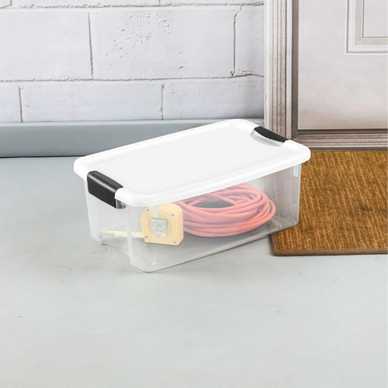 Sterilite 7.5 Quart Clear Plastic Home Storage Box with Latching Lids, (18  Pack), 18pk - Ralphs