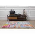 thumbnail image 4 of Motif Printed Faux Rabbit Swatch Pink & Blue 3 ft. x 5 ft. Accent Rug, 4 of 6