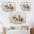 thumbnail image 4 of Designart Multi-Color Mid-Century Modern Gold framed wall art, Midcentury framed wall art, Colorful Mid Century Abstract gracefulness I , Abstract Midcentury framed wall art decor, Gold Frame, 4 of 5