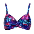 thumbnail image 3 of DHFJKG Womens Bikini Top Underwire Push Up Swim Bra Padded Swimsuit Tops 2026 Bathing Suit Floral Printed Comfy Beachwear, 3 of 4