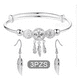 thumbnail image 2 of Pulsera Atrapasueños Con Borla De Plumas Y Pendientes Mujer Xtellar plateado, 2 of 4