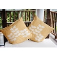 thumbnail image 3 of Simply Daisy 16" x 16" Scandinavian Yellow, White, Multi-color Polyester Throw Pillow, 3 of 3