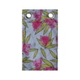 thumbnail image 1 of Floral Hanging Pocket Organizer, Cartoon Style Illustration of Flowers, Printed Polyester Storage Bag with Pockets, 9" x 27", Ceil Blue Pink Green, 1 of 2