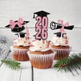 thumbnail image 3 of Adornos para cupcakes Zatain 2026, clase de graduación de 2026, 24 unidades, 3 of 7