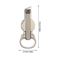 thumbnail image 3 of Stainless Steel Nail Clipper Featuring Magnifying Glass And Elegant Violin Design For Precise Fingernails And Toenails Trimming, 3 of 3