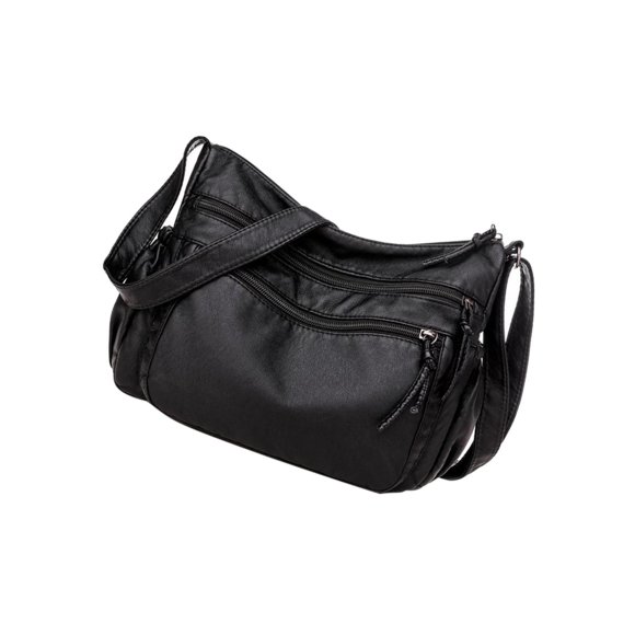 Xingzhi Crossbody Bag Women Cross Body Bag Purse Big Capacity Shoulder Bag Black