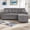 Light Gray, variant on Shaiaield 71" Gray Couch with Pull out Bed,Small 3 Seater Couch with Storage,Small Sectional Sofa with Reversible Chaise,Modern L Shaped Sofa for Living Room