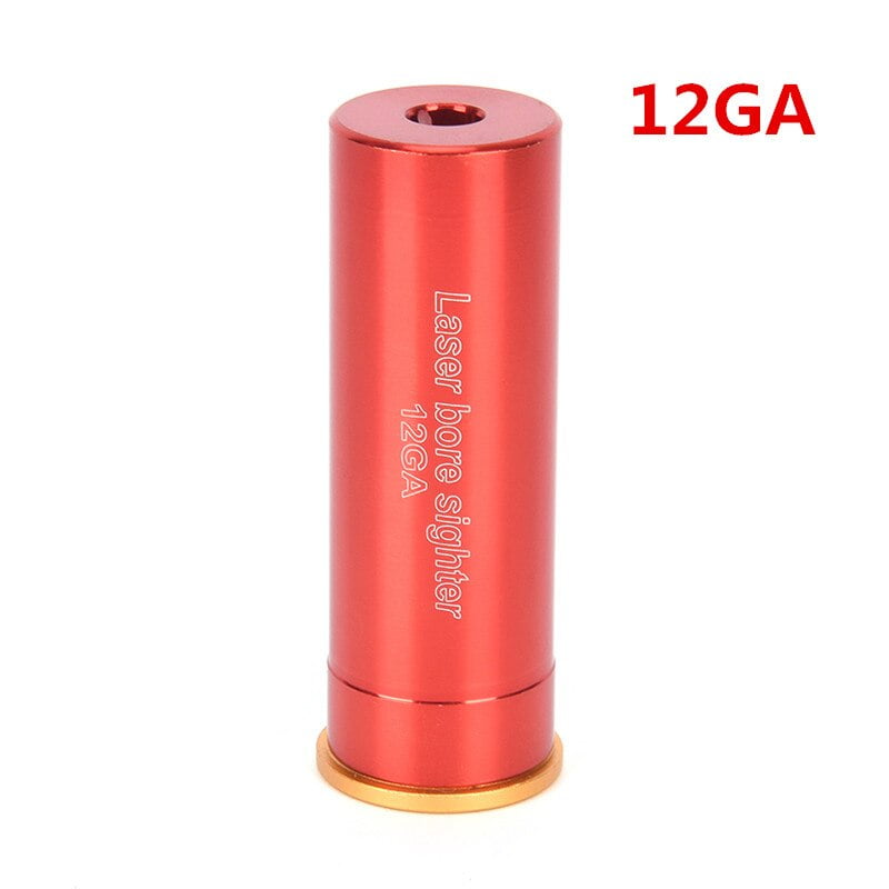 CAL 12/20GA .308 .223 3006 7.62x39 7.62X54 Red Dot Laser Cartridge Tactical Red Bore Sighter
