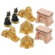 thumbnail image 1 of 8 Pcs Ancient Egypt Toy For Kids Miniature Egyptian Figurines Set Pyramid Egyptian Toy Party Decorations Birthday Supplies For Boys Girls, 1 of 4