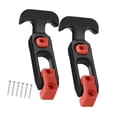 thumbnail image 4 of Colaxi 2Pcs T Handle Hasp Draw Latch T Shape Draw latches Easy to Assemble Sturdy Buckle with Screws for RV Hood Engineering Machine Orange, 4 of 8