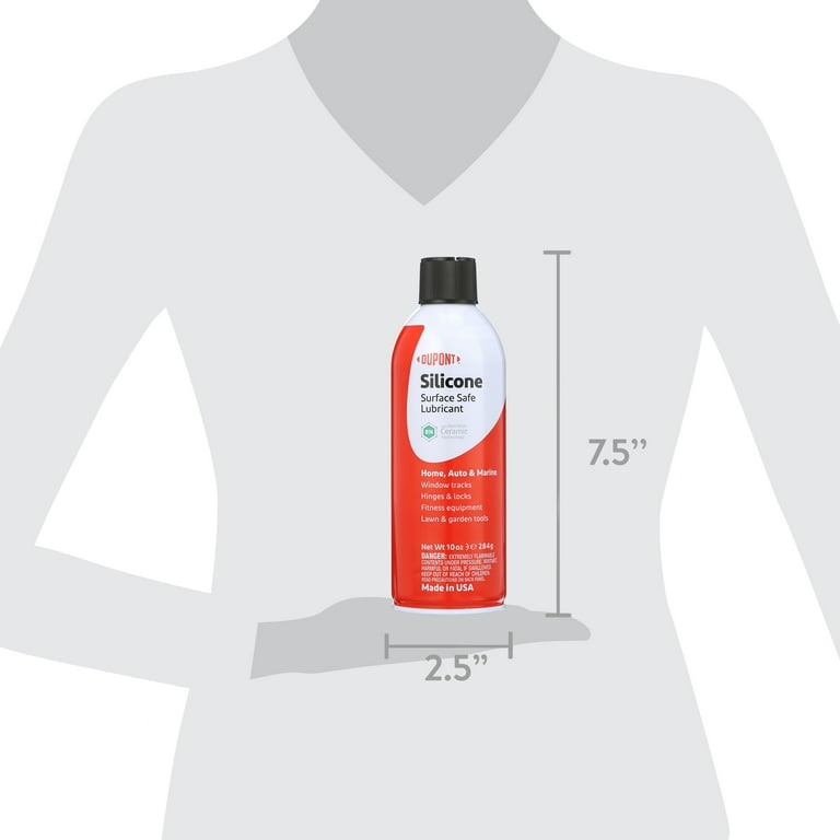 DuPont Silicone Surface Safe Lubricant with Non-Stick Ceramic Technology 10oz Aerosol DuPont Silicone Surface Safe Lubricant with Non-Stick Ceramic Technology 10oz Aerosol