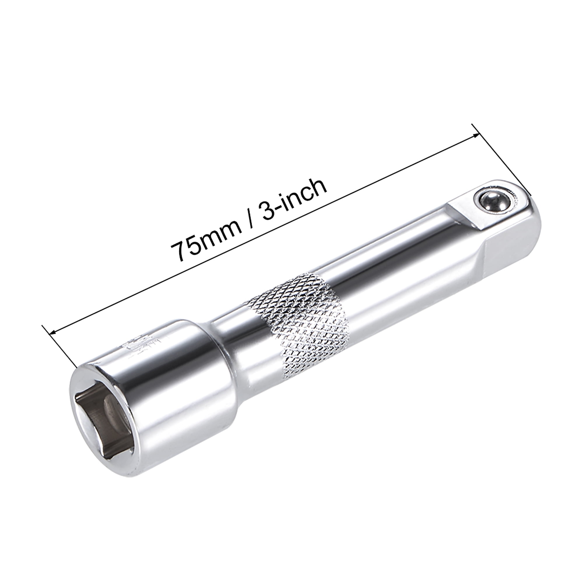 3/8'' 10mm Drive 3'' 75mm Long Ratchet Wrench Extender Chrome Vanadium Steel 3/8'' 10mm Drive 3'' 75mm Long Ratchet Wrench Extender Chrome Vanadium Steel