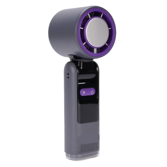 Ventilador Portátil De Enfriamiento De Hielo Batería Recargable De 4000 MAh Configuración De 100 Velocidades Pantalla LED Ventilador De Turbinas Livianas Con Carga USB Para