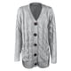 thumbnail image 1 of Chaquetas y abrigos casuales con capucha sin mangas para mujer, cárdigans de punto de color liso, suéteres holgados de manga larga con bolsillos y botones, abrigo, blusa de poliéster para mujer, 1 of 4