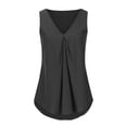 thumbnail image 3 of Aloohaidyvio Black and Friday ,Womens Solid Tank Tops Sleeveless V-Neck Base Shirt Summer Casual Tees, 3 of 5
