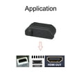 thumbnail image 3 of Unique Bargains Silicone TV  Male Port Anti-Dust Stopper Cap Cover Black 10 pcs, 3 of 4