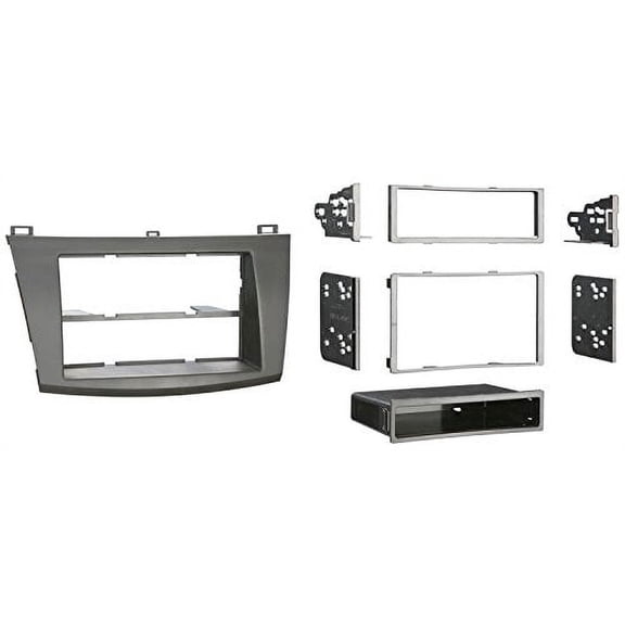 Metra 99-7514B Single or Double DIN Installation Dash Kit for 2010 Mazda 3,