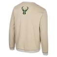 thumbnail image 3 of Unisex Stadium Essentials Natural Milwaukee Bucks Halftime Pullover Sweatshirt, 3 of 3