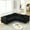 Black, variant on Durable Solid Wood Frame Sofa / Fast-Shipped Sofa for Multiple Spaces