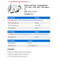 thumbnail image 2 of Electric Fuel Pump - Compatible with 1972, 1982 - 1983, 1985 - 1987 Subaru GL 1986, 2 of 2