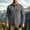 Gray, variant on Men's Lapel Collar Cargo Shacket Button Down Dual Chest Patch Pocket Casual Work Outerwear for Daily Street Ranch Camping Outfits White S