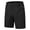 Black, variant on Men's Big & Tall Performance Golf Shorts 9" Inseam Quick Dry Lightweight Short Pants Business Casual Solid Color Stretch Waist with Zipper Pockets for Travel Hiking