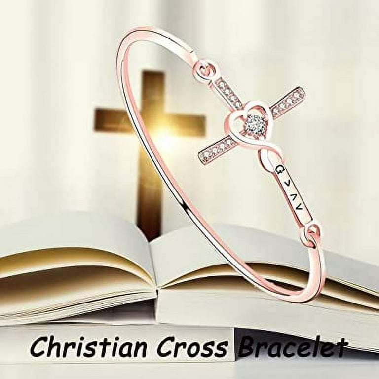 Zuo Bao Christian Cross Bracelet God is Greater Than The Highs and
