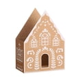 thumbnail image 4 of Caja de regalo navideña, caja de papel para galletas, centro de mesa, regalo navideño, contenedor de regalo, casa de jengibre para galletas de, 4 of 6