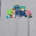 thumbnail image 3 of Zootopia 2 - Nick, Judy, And Friends -Womens Oversized Graphic T-Shirt, 3 of 5