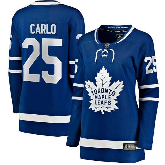 Women's Fanatics Brandon Carlo Blue Toronto Maple Leafs Home Breakaway Player Jersey