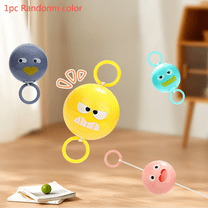 LED Flashing Yo-Yo Ball Pull String Toy Hand Eye Coordination Training Light Up YoYo for Kids Outdoor Indoor Play(Yellow,Bule,Gray,Pin K)