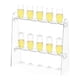 thumbnail image 5 of 2X Soporte Acrílico para Copa de Champán, Pared de Champán de 2 Niveles con 10 Ranuras, Soporte para Champán para Encimera de Fiesta, 5 of 8
