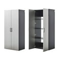 thumbnail image 2 of Klair Living Astro Series Metal Wall Mounted Storage Cabinet in Metallic Gray, 2 of 11