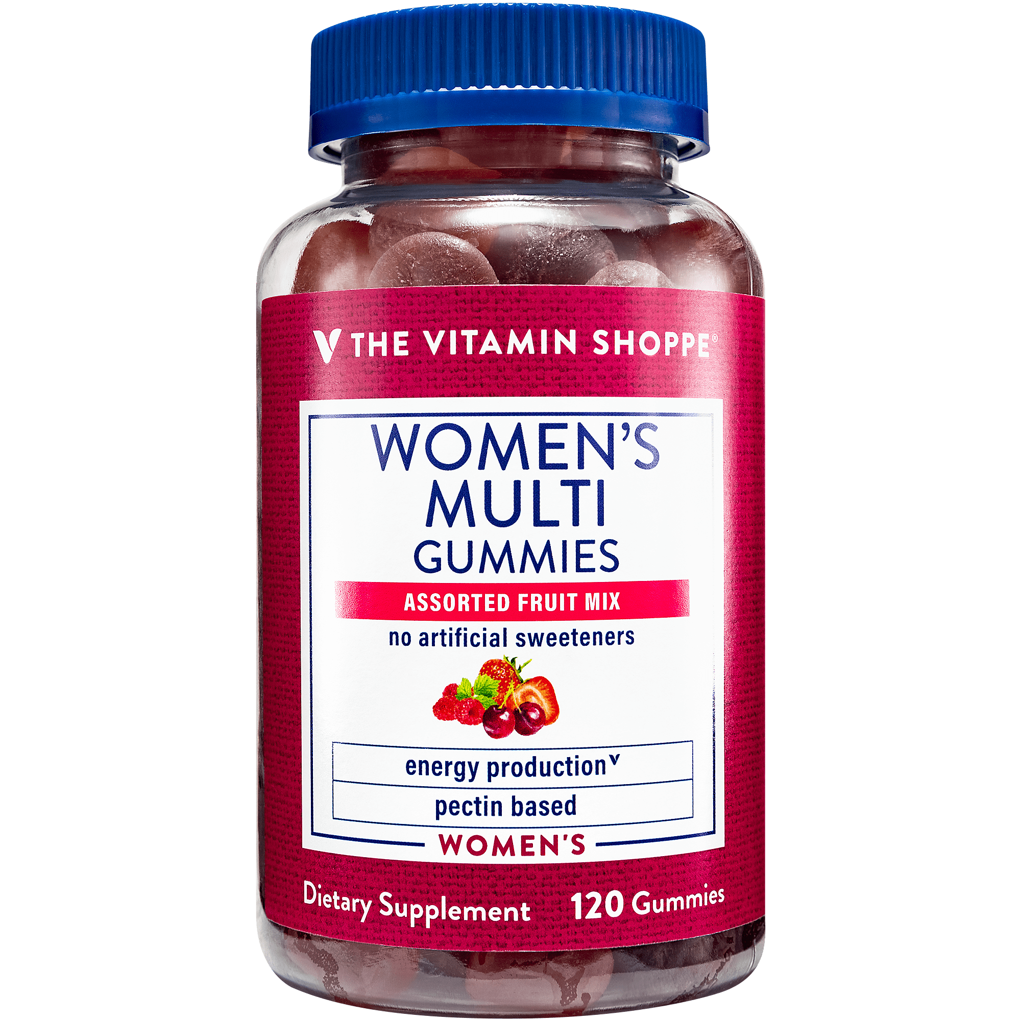 Women's Multi Gummies  Multivitamin for Energy Production Support  Assorted Fruit Mix (120 Gummies)