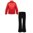 thumbnail image 2 of YONGHS Kids Boys Sequins Latin Jazz Disco Modern Dance Outfits Shirts with Pants Sets Red 12, 2 of 5