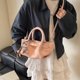 thumbnail image 4 of Bolso de mano con cordón informal de moda 2025, nuevo bolso de hombro retro esmerilado, bolso de axila versátil de alta gama, 4 of 5