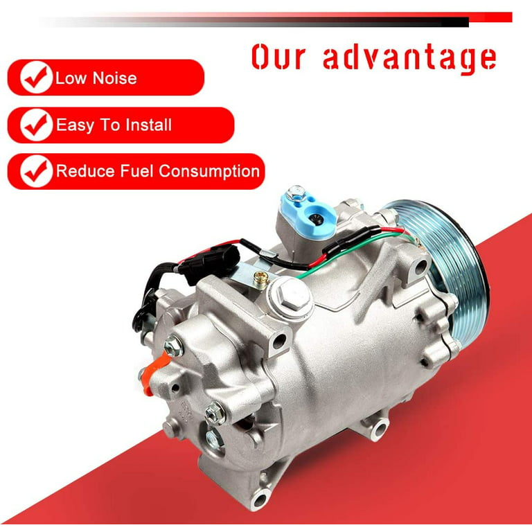 CCIYU Air Conditioning Compressor Compatible for for Honda Civic CRV A-cura  ILX RDX 2007-2015 CO 4920AC Auto Repair Compressors Assembly