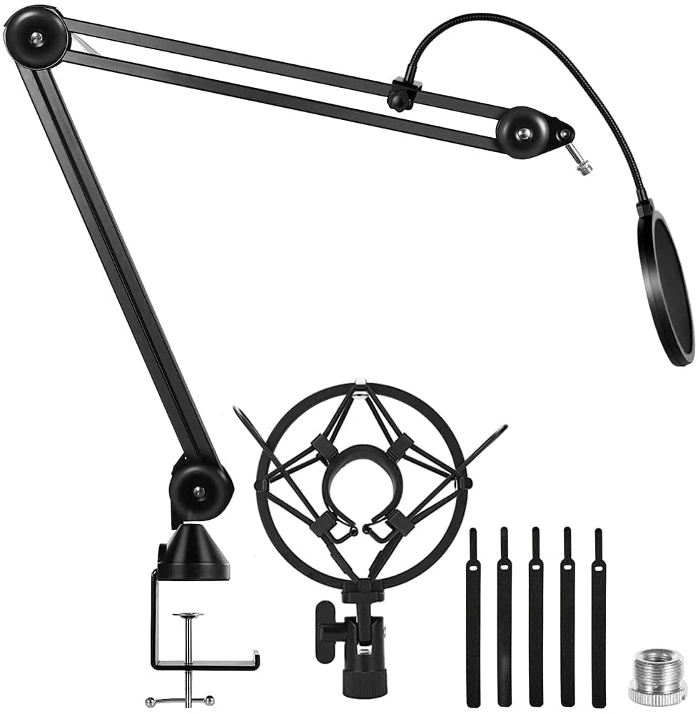 Microphone Boom Arm, Heavy Duty Mic Arm Stand, Microphone Stand