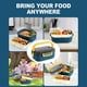 thumbnail image 5 of Fiambrera para Adultos Bento Box, Fiambrera de Doble Capa de 1200ML con Cuchara y Tenedor, Contenedores de Alimentos de Alta Capacidad, una Prueba de Fugas, 5 of 5