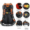 thumbnail image 5 of SHANNA 60L Waterproof Hiking Camping Backpack with Rain Cover Camping Rucksack Lightweight Hunting Rucksack,Orange, 5 of 8